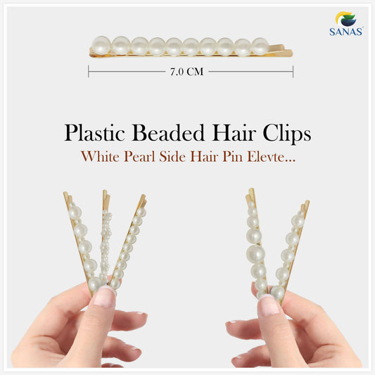 Sanas Pearl Bobby Pins - 5Pcs