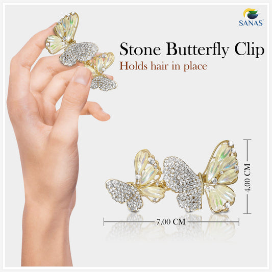 Sanas Pair Butterfly Back Pin - 1Pc