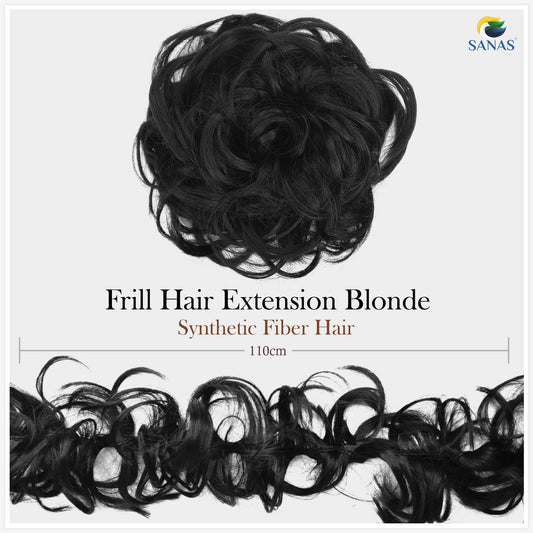 Sanas Frill Hair Extensions Black - 1Pc