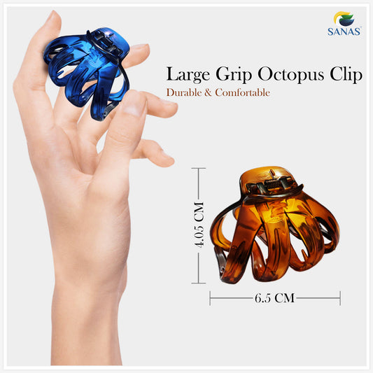 Sanas Hair Clip Korean Octopus - 2Pcs