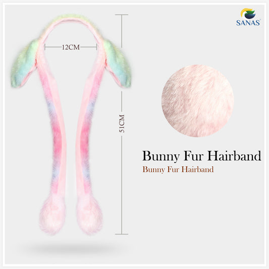 Sanas Bunny Hairband with Pump - 1Pc