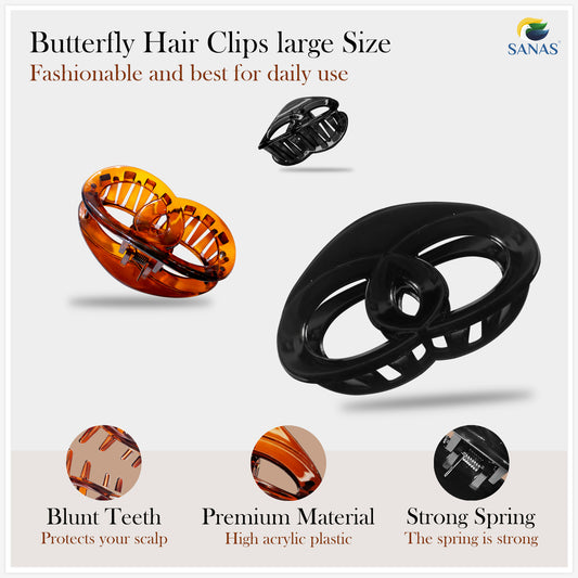 Sanas Hair Clutchers Clips - 4Pcs