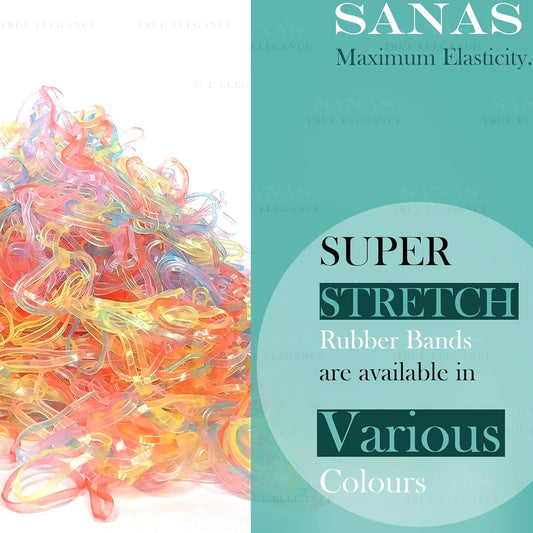 Sanas Multicolor Medium Rubber - 1100Pcs