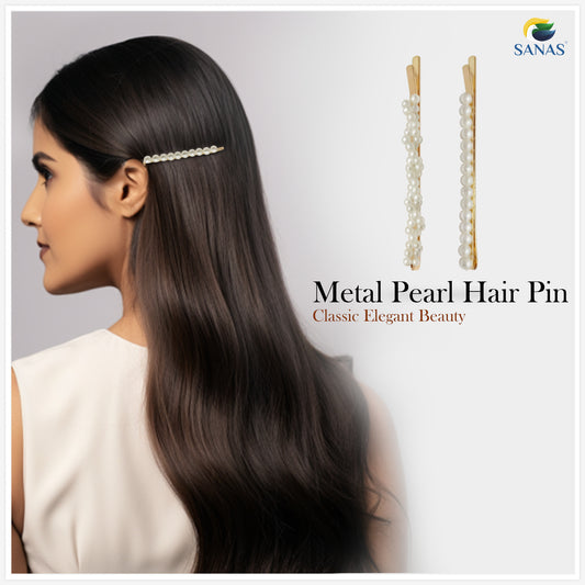 Sanas Pearl Bobby Pins - 5Pcs