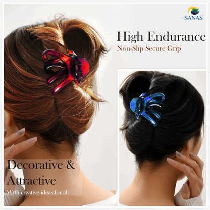 Sanas Multicolor Octopus Hair Clip - 2Pcs