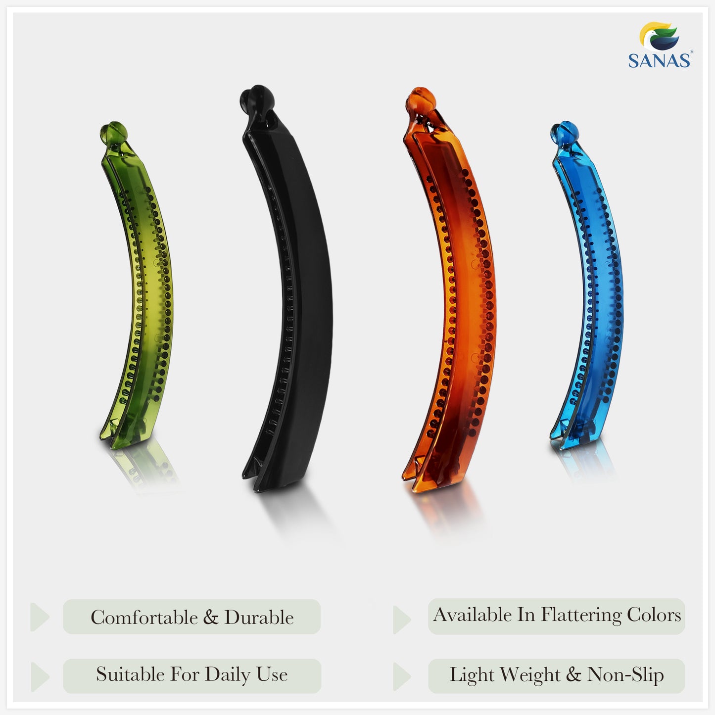 Sanas Medium Banana Hair Clip - 1Pc