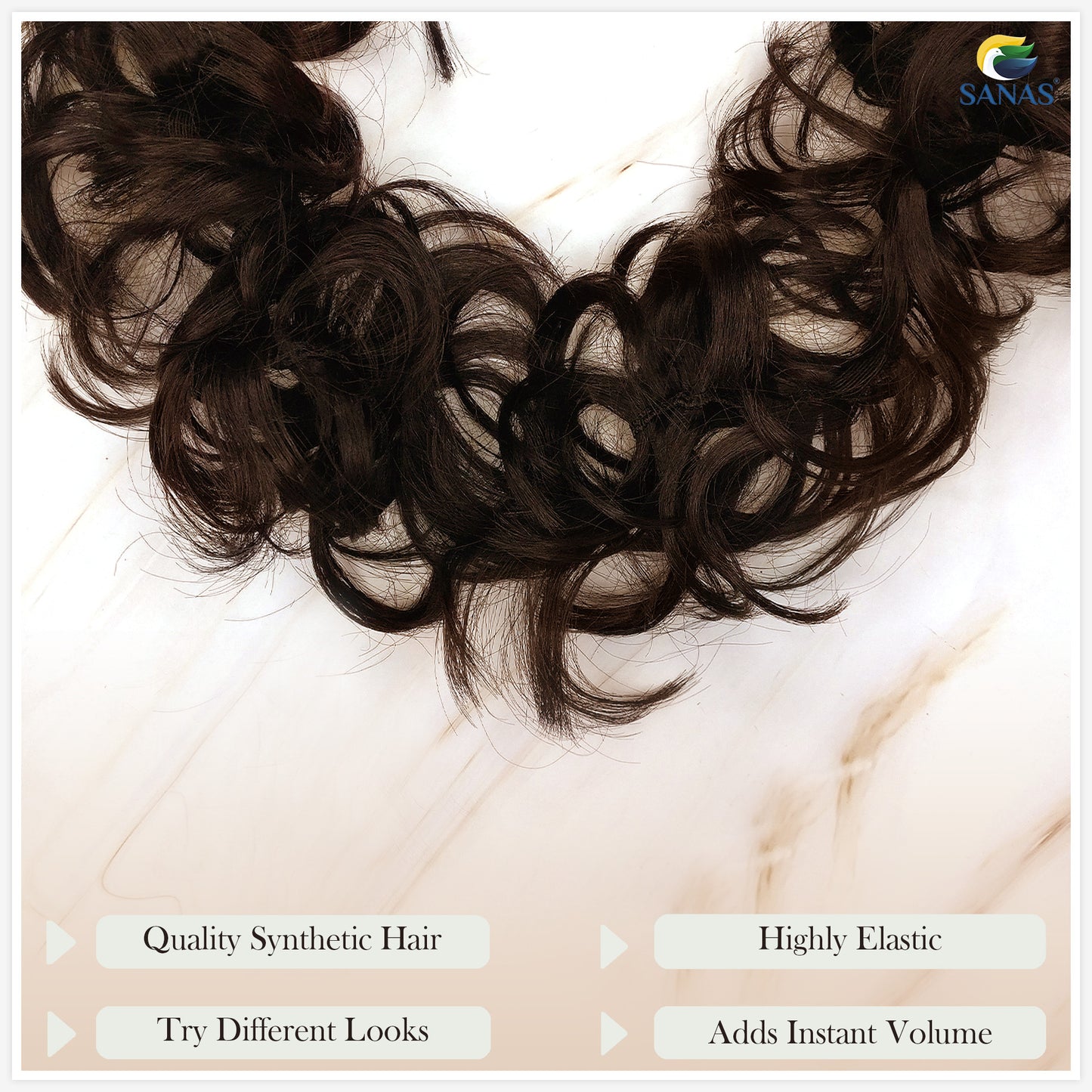 Sanas Frill Hair Extension Blonde - 1Pc