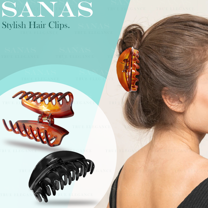 Sanas Hair Clips For Women - 2PC