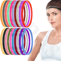 Sanas Gym Sports Elastic Headbands - 20Pcs