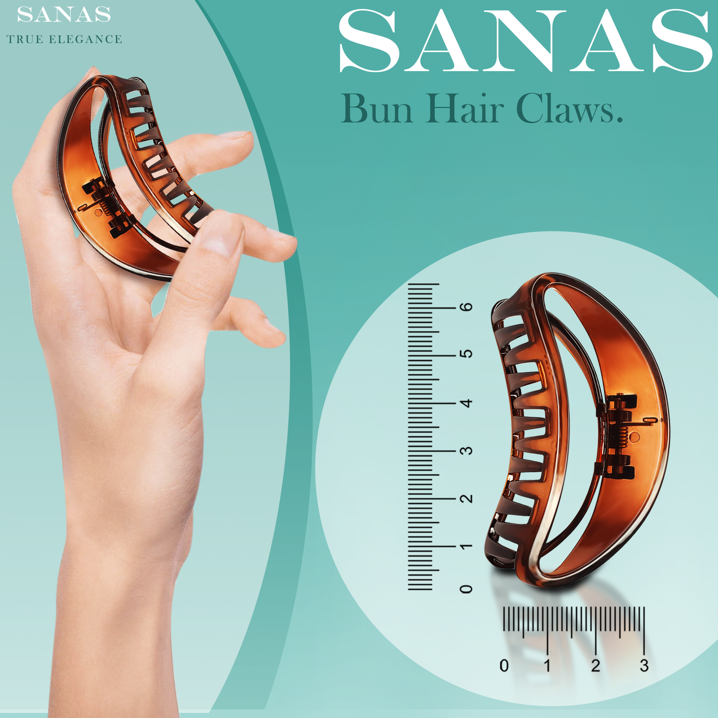 Sanas Half Moon Small D Clutcher - 4Pcs