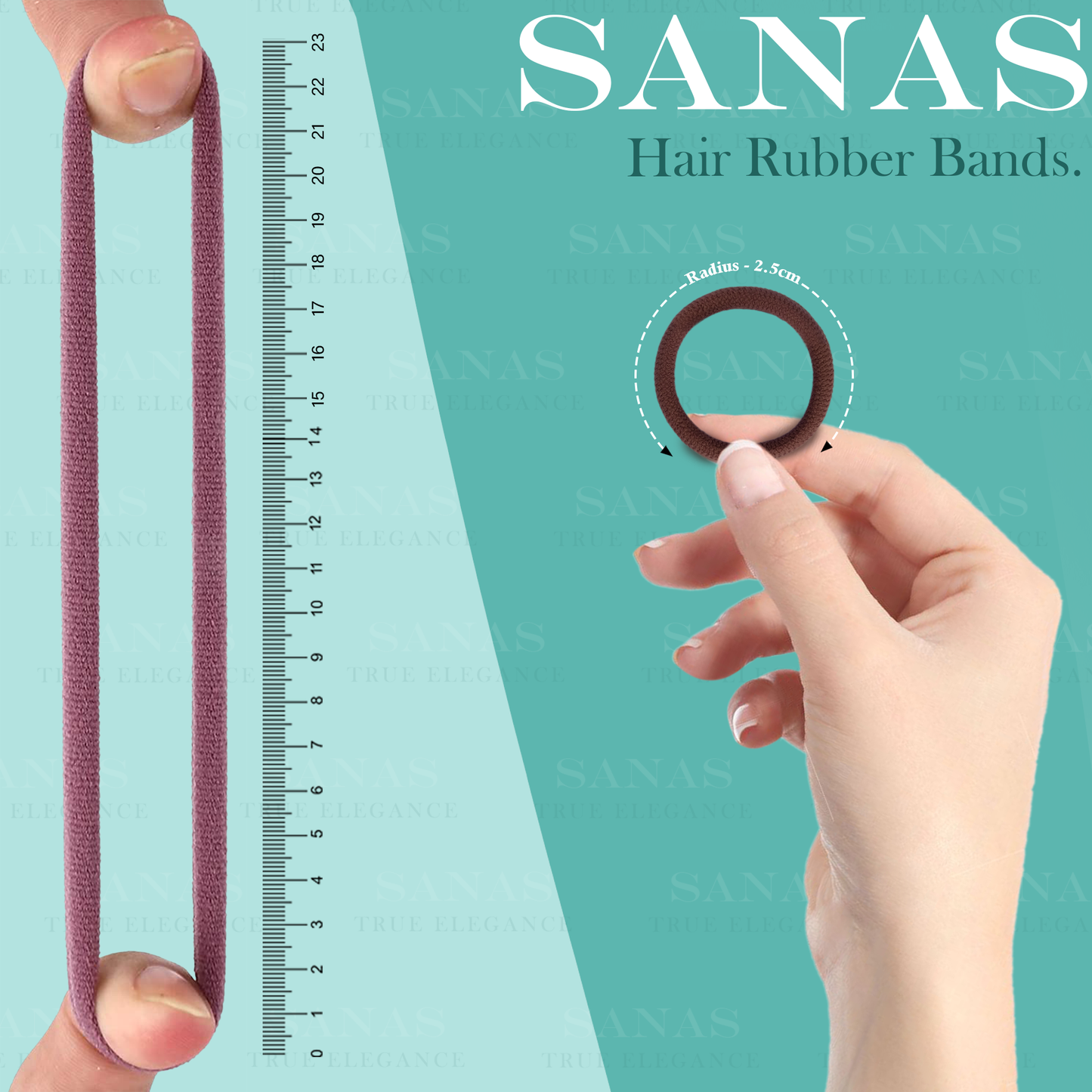 Sanas Multi-Color Rubber Band - 36Pcs