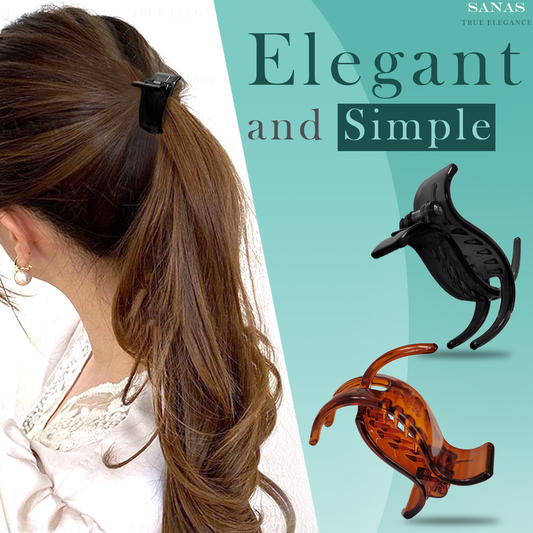 Sanas Small Hair Clip 4t Brown - 2Pcs