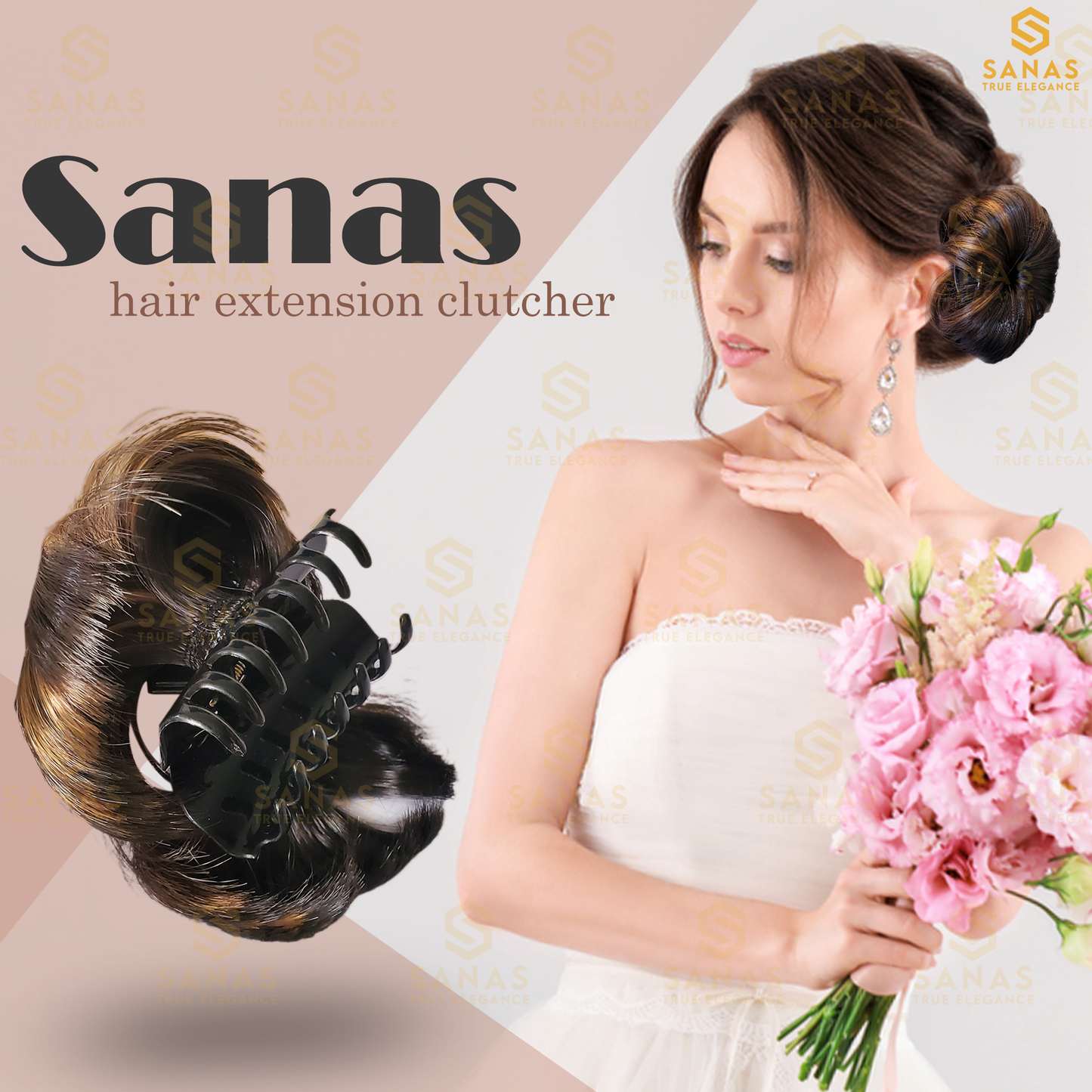 Sanas Hair Clutch Buns For Women - 1Pc