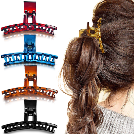 Sanas Hair Clutcher Clips Big T Shape - 4Pcs