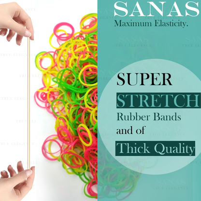 Sanas Nylon Elastic Rubber Bands - 1000gm