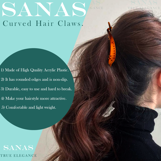 Sanas Twist & Secure Hair Clips - 4Pcs