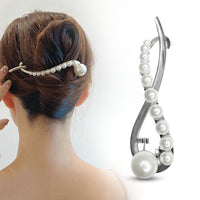 Sanas Pearl Banana Hair Clip - 1Pc