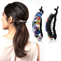 Sanas Curved Resin Hair Clip - 1Pc