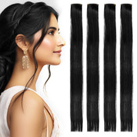 Sanas Black Streak Hair Extension - 6Pcs