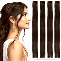 Sanas Brown Streaks Hair Extension - 6Pcs