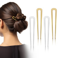 Sanas Metal Hair U Pin - 4Pcs