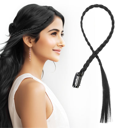 Sanas Hair Black Braid Extension for Women - 1Pc