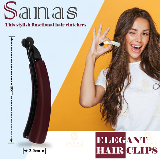 Sanas Large Banana Hair Clutchers - 1Pcs