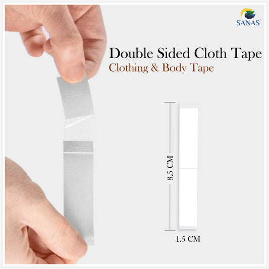 Sanas Body Tape To Stick Clothes Fashion Tape For Women Double Sided Tape For Dress Invisible Tape For Clothes (252 Strips)