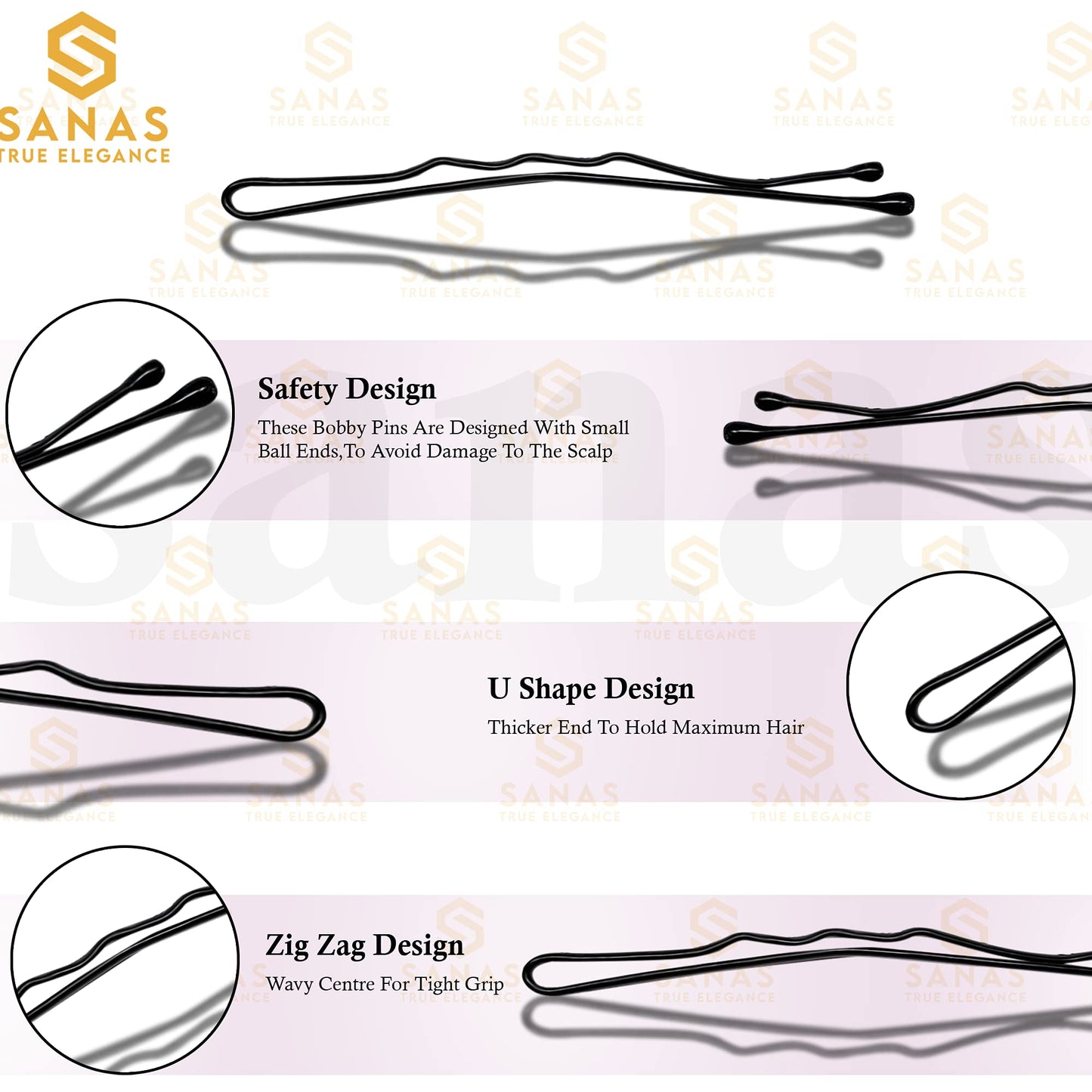 Sanas Bobby Hair Pins