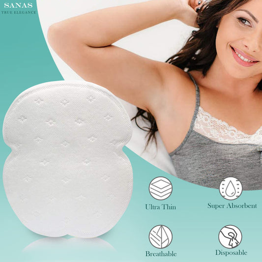 Sanas Underarm High Absorbent Sweat Pads - 10Pcs