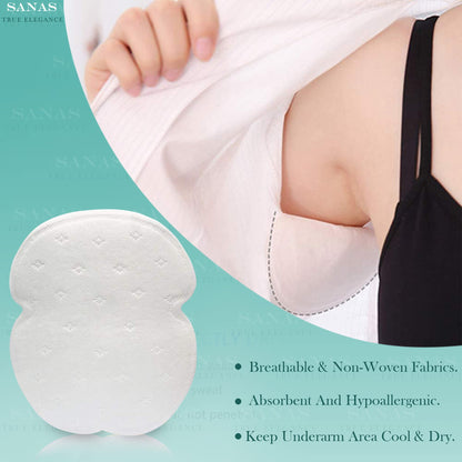 Sanas Underarm High Absorbent Sweat Pads - 10Pcs