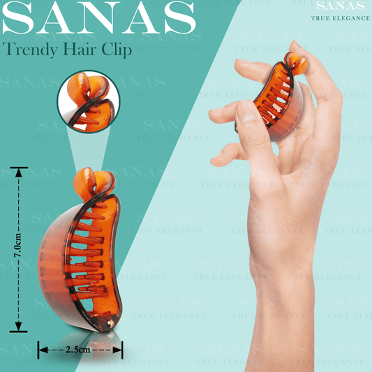 Sanas Interlocking Banana Clip - 4Pcs