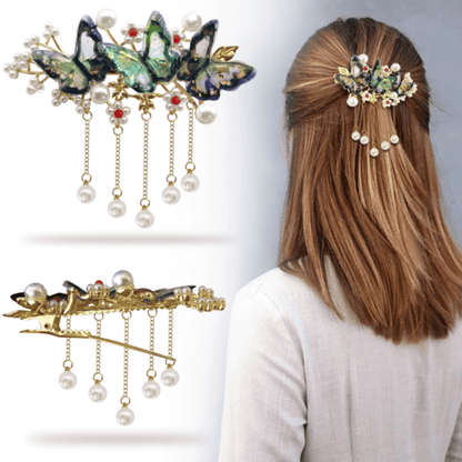 Sanas Resin Butterfly Hair Clip for Women - 1Pc